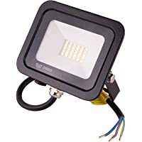 Los mejores  - POPP® Foco Proyector LED 10W para uso Exterior Iluminación Decoración 6000K luz fria Impermeable IP65 Negro y Resistente…